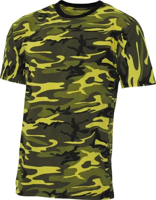 Produktbild von MFH US T-Shirt, "Streetstyle", 140-145 g/m², gelb-camo