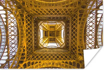 Produktbild von MuchoWow® Poster Eiffelturm - Paris - Architektur 180x120 cm - Fotoplakat