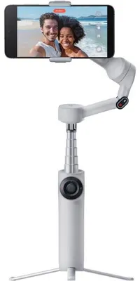 Zdjęcie produktu dla Insta360 Flow 2 Standard Bundle, Stabilizator aparatu w smartfonie, Jasny Szary, Konsument, -99 - 231°, -210 - 120°, 0,3 kg
