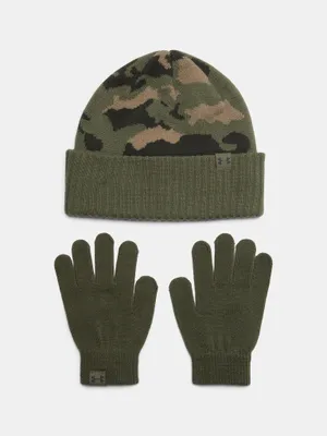 Immagine prodotto di Set cappellino e guanti Under Armour per bambino - VERDE taglia unica