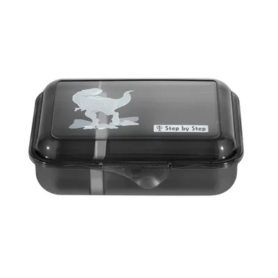 Produktbild von Step by Step Schulzubehör|Rotho|hama Lunchbox Wild T-Rex Taro , Schwarz