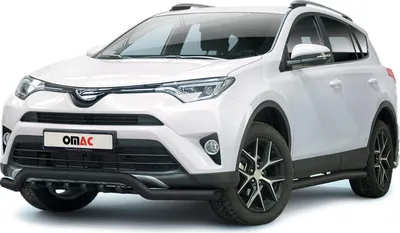 Image de Pare-Buffle Avant Pour Toyota RAV4 2015-2018 Acier Inoxy Noir