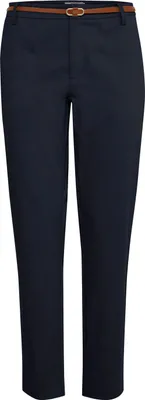 Image de b.young BYDays Pantalon femme Chino Pantalon en tissu avec stretch Poches arrière Passants de ceinture Mélange de coton Slim fit