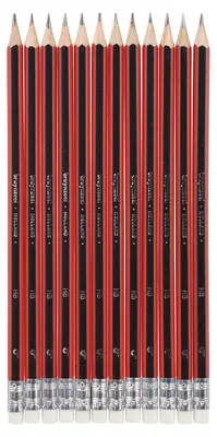 Produktbild von Bruynzeel 60511015, HB, Rot, Schwarz, Schule, 1 Stück(e)