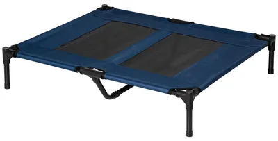 Immagine prodotto di Letto per cani PawHut, cuccia per cani da esterno, lettino per gatti, cuccia per animali domestici, in metallo, tessuto Oxford 600D