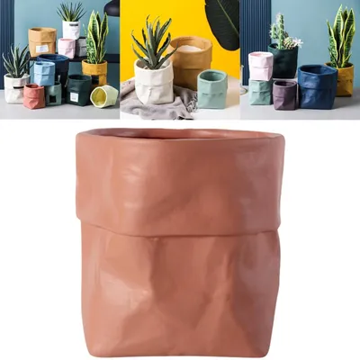 Produktbild von Moderner Keramischer Blumentopf mit Abflussloch
