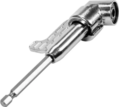 Immagine prodotto di Adattatore angolare da 130 mm, esagono da 1/4", acciaio inossidabile