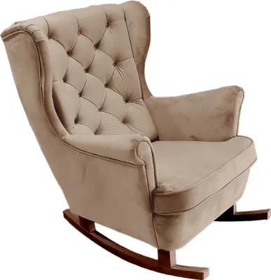 Produktbild von DomoHome Relaxsessel Armlehnensessel Armlehnen Fernsehsessel Loungesessel Polstersessel Couchsessel Armsessel Chair Wohnzimmersessel Ohrensessel | 102x81x95cm | Cappucino_29809