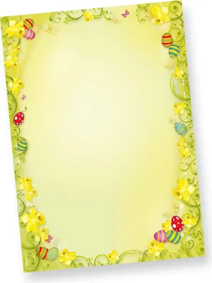 Produktbild von Briefpapier Ostern 2-seitig (1.000 Stück) Osterpapier DIN A4 farbig