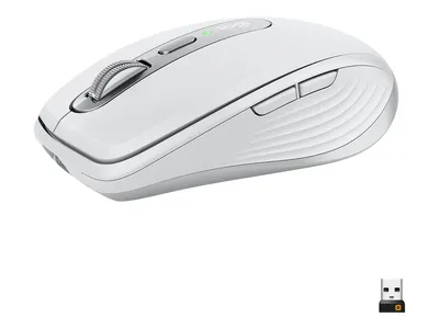 Obrázek produktu pro Logitech MX Anywhere 3, Pro praváky, Laser, RF bezdrátové + Bluetooth, 4000 DPI, Šedá