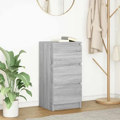 Immagine prodotto di vidaXL Credenza Grigio Sonoma 37,5x35x76 cm Materiale a base di legno