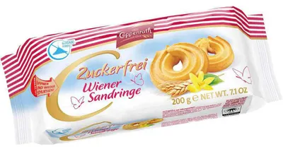 Immagine prodotto di Coppenrath frolla delicata anelli di sabbia viennesi senza zucchero 200g