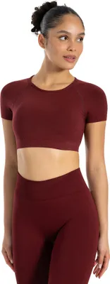 Produktbild von SMILODOX Damen Shirt Soheli – Cropped & Rückendetail