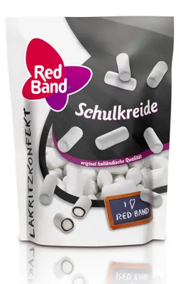 Zdjęcie produktu dla Red Band school chalk pysznie powlekane paluszki lukrecjowe 175g