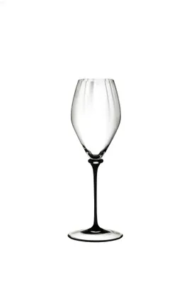 Produktbild von RIEDEL 4884/28D FATTO A MANO Performance Champagnerglas - Schwarzer Stiel