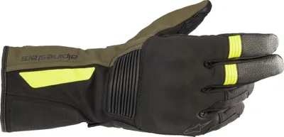 Produktbild von Alpinestars Denali Aerogel Drystar Motorradhandschuh, schwarz/grün/gelb, S