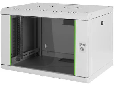Produktbild von 483-mm-Wandschrank, 7 HE (grau, 7 Höheneinheiten)