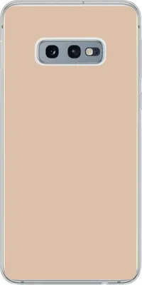 Produktbild von MuchoWow® Handyhülle Schutzhülle Hülle für Telefoonhoesje Samsung Galaxy S10e Beige - Farben - Unifarben Silikon Softcase Handy Hülle - Handy