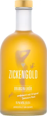 Produktbild von Zickengold Orangen-Likör mit Original Jamaica Rum