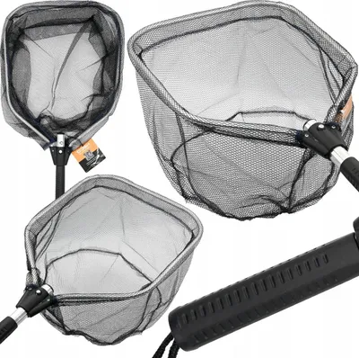 Zdjęcie produktu dla Podbierak spinningowy NECO Trout Area Base-X 40 cm – aluminiowy, wyjmowana sztyca, drobna siatka