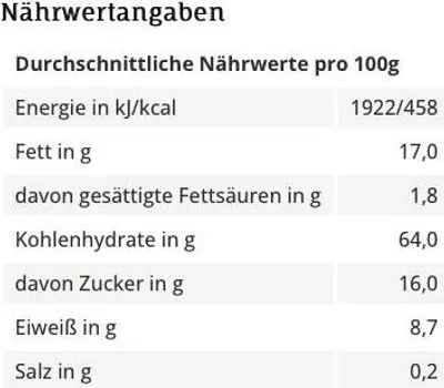 Produktbild von Barnhouse Bio Krunchy Apfel Zimt 3x750g