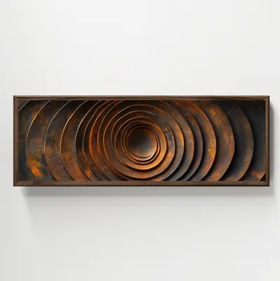Obrázok produktu pre Wallity, HUM022, Dekoratívny obraz v ráme z MDF, Viacfarebný, 100 % MDF, 120 x 40 x 3,5 cm