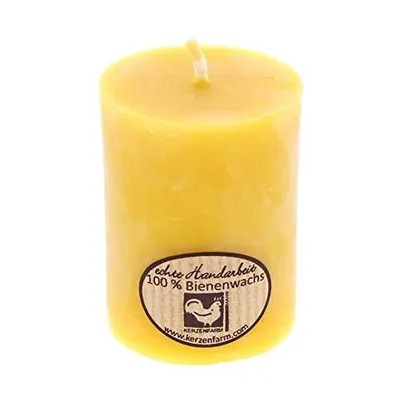 Produktbild von Kerze aus reinem Bienenwachs, massiv, gegossen 6 x 4,5 cm