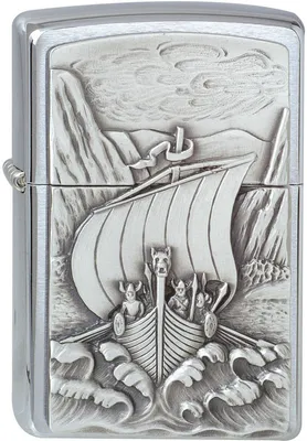 Produktbild von Zippo Feuerzeug #200 Viking Fjord Emblem, 1300093