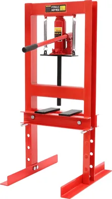 Immagine prodotto di Pressa idraulica, pressione massima 6 tonnellate, comando manuale, rossa
