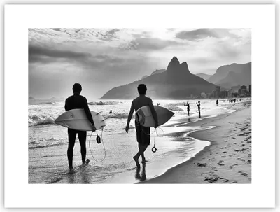 Produktbild von Poster - Poster ohne Rahmen - Meer Welle Surfen - 40x30 cm - Wand Bild - Wanddeko - Wandbilder - Kunstposter - Wandposter - Bilder - Kunstdruck - Wanddekoration - Wandbild - P2XAA40x30-3745