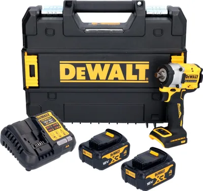 Produktbild von DeWalt DCF 921 M2T Akku Schlagschrauber 18 V 400 Nm 1/2" Brushless + 2x Akku 4,0 Ah + Ladegerät + TSTAK