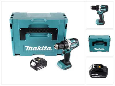 Produktbild von Makita DDF 484 M1J Akku Bohrschrauber 18 V 54 Nm Brushless + 1x Akku 4,0 Ah + Makpac - ohne Ladegerät