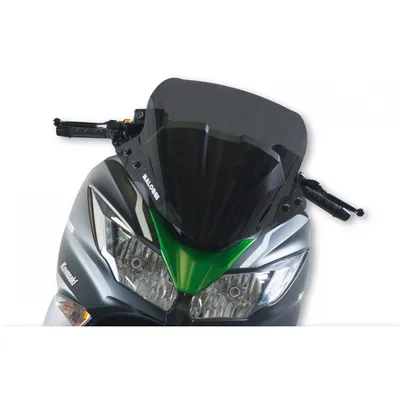 Produktbild von Windschild Malossi Sport Screen rauchgrau 520x460x3 mm für Kawasaki J 300 / SE