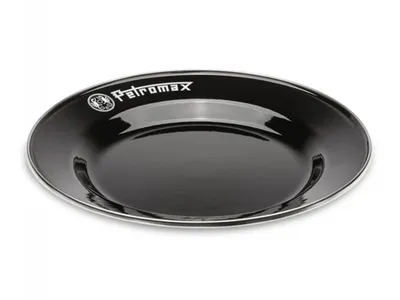 Productafbeelding van Petromax, twee zwarte emaille borden, diameter 26 cm