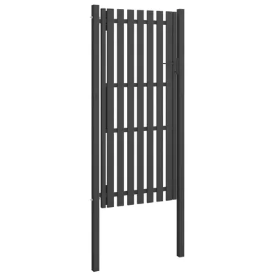 Immagine prodotto di Cancello per Recinzione da Giardino in Acciaio 100x200 cm Antracite