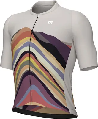 Produktbild von ALÉ Kurzarm Fahrradtrikot - PR-E RAINBOW - Beige S