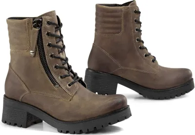 Produktbild von Falco Damen Motorrad Schuh Stiefel Misty Army Grün-39