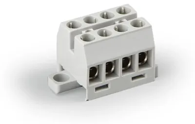 Image de KR8041 Bornier compact CU 6 MM2, 4 pôles avec protection de câble