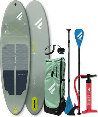 Produktbild von Fanatic Fly Air SLT iSUP Package Allround Surf Stand UP Paddle Board Pure Paddel - Groesse: 10.8 (325cm)