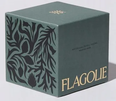 Produktbild von Flagolie Sojakerze Vanille & Zedernholz 170g