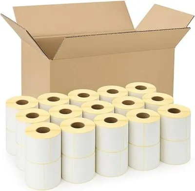 Obrázek produktu pro Samolepicí termální etikety 100 x 50 mm, bílé - 39 000 kusů