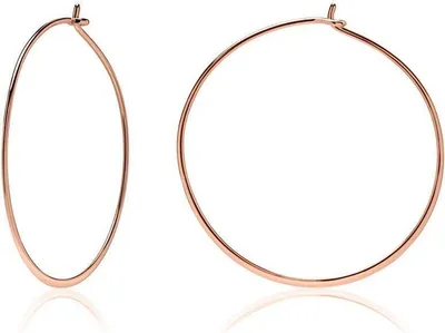 Produktbild von lanii Creolen 925er Silber (Rosé)