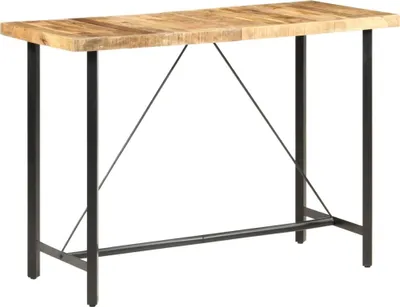Produktbild von ZMH Bartisch 150x70x107 cm Raues Mangoholz