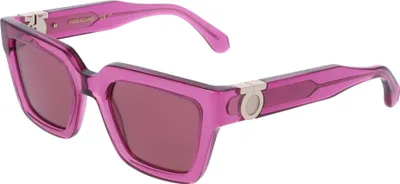 Produktbild von Ferragamo SF2066S Transparent cyclamen 52/21/140 Damen Sonnenbrillen
