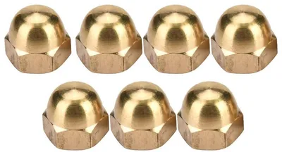 Dome Head Cap Muttern Set von M8 - 10 Stück Sechskantmuttern für Befestigung und Montage