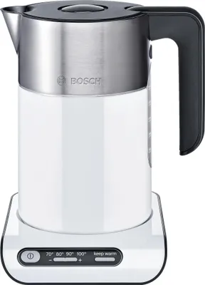 Produktbild von Bosch TWK8611P Wasserkocher & Toaster - Weiß / Edelstahl
