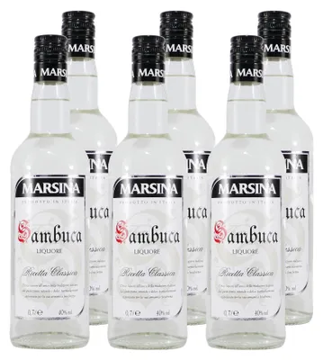 Produktbild von Marsina Sambuca Liquore (6 x 0,7L)