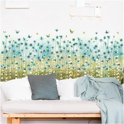 Produktbild von Frühlings-Fensteraufkleber mit Zweigen und Blumen für Fenster