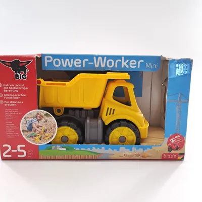 Produktbild von 800055801 Big Power Worker Mini Kipplaster Soft Wheels Kinder ab 2 Jahren robust spielfertig Spaß