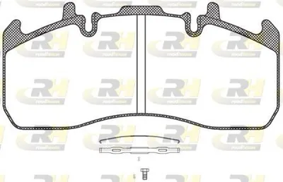 Produktbild von ROADHOUSE Bremsbeläge Satz Vorne Bremsklötze für VOLVO FL II JSX 21317.00